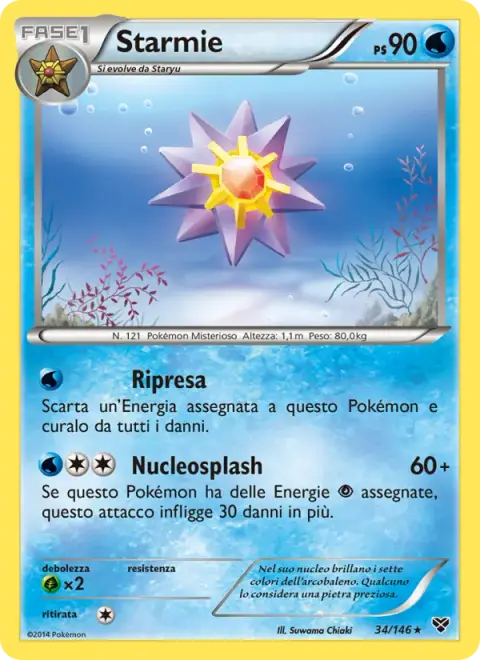Starmie 34/146 · XY