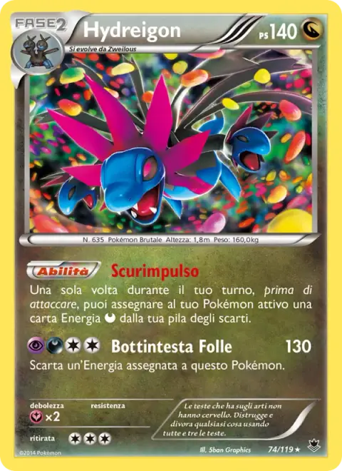 Hydreigon 74/119 · Forze Spettrali