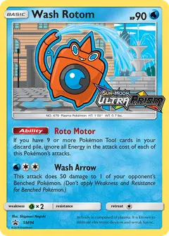 Rotom Lavado SM94 · SL Cartas de promoción