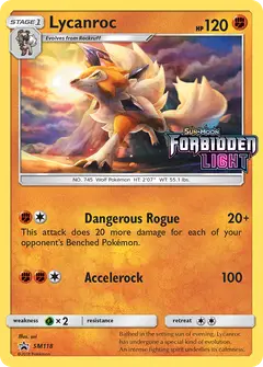Lycanroc SM118 · SM Black Star Promos
