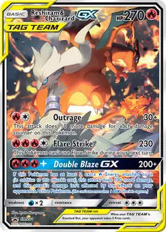 Reshiram & Charizard-GX SM201 · SM Black Star Promos