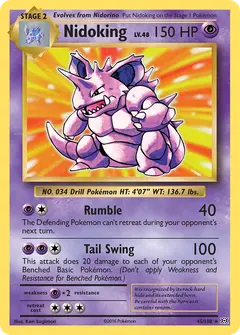 Nidoking 45/108 · Evolutions