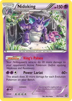Nidoking 45/114 · Steam Siege