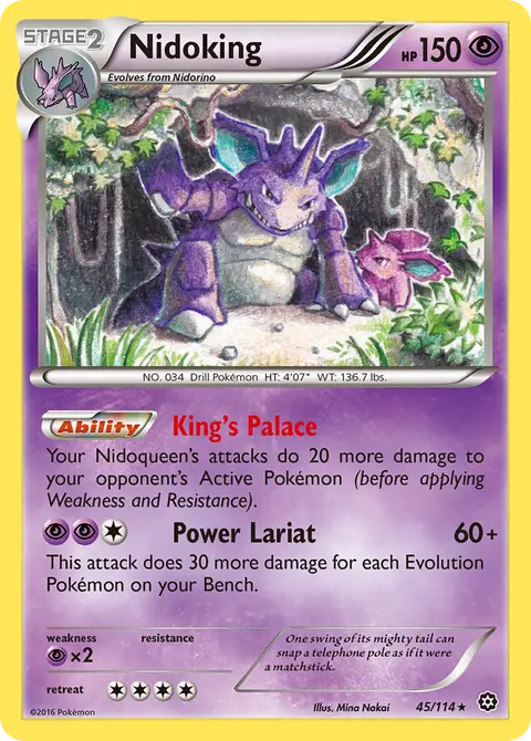 Nidoking 45/114 · Steam Siege