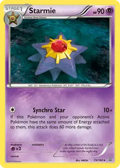 Starmie 73/160 · Primal Clash