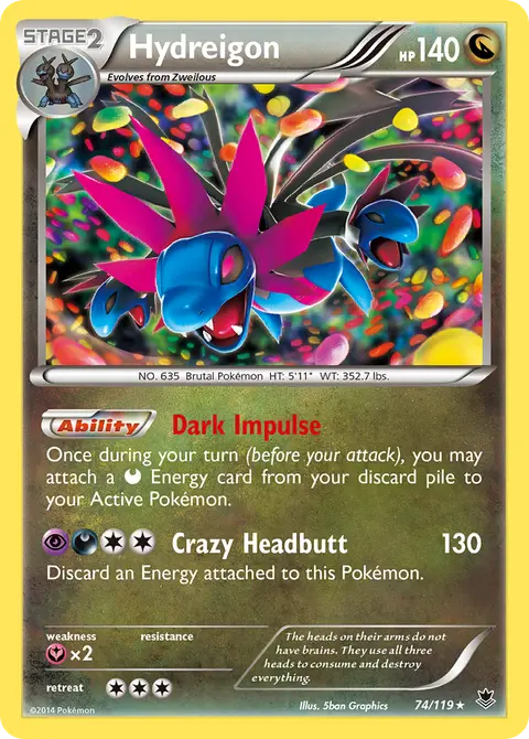 Hydreigon 74/119 · Phantom Forces