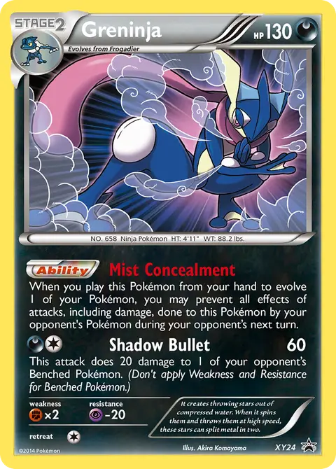 Greninja XY24 · XY Promo