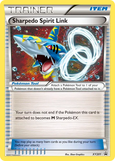 Sharpedo Spirit Link XY201 · XY Cartas de promoción