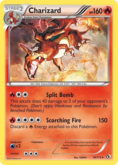 Dracaufeu 19/113 · Legendary Treasures