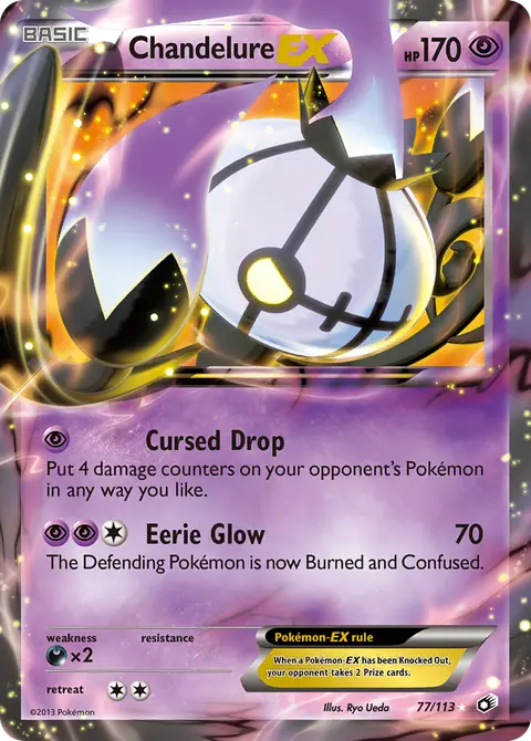 Chandelure-EX 77/113 · Legendary Treasures