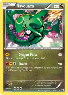 Rayquaza 93/113 · Legendary Treasures