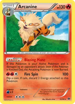 Arcanine 12/099 · Next Destinies