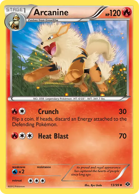 Arcanine 13/099 · Next Destinies