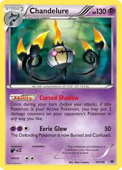 Chandelure 101/099 · Next Destinies