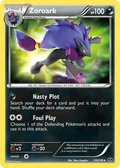 Zoroark 102/099 · Next Destinies