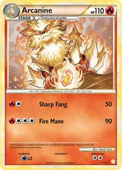 Arcanine 1 · HeartGold SoulSilver