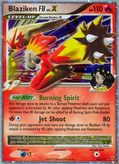 Blaziken FB LV.X 142/147 · Supreme Victors