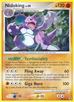 Nidoking 29/111 · Aufstieg der Rivalen