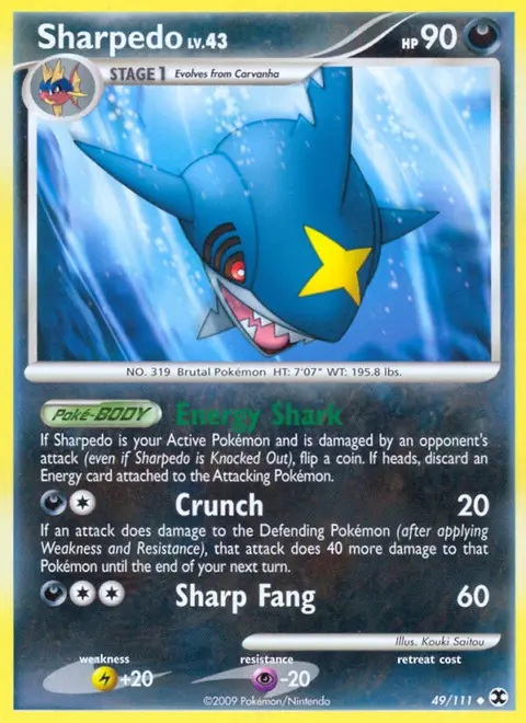 Sharpedo 49/111 · Rising Rivals