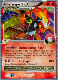 Infernape E4 LV.X 108/111 · Rising Rivals