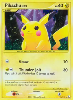 Pikachu 112/111 · Rising Rivals
