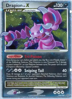 Drapion LV.X 123/127 · Platino