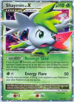 Shaymin LV.X 127/127 · Platino
