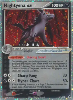 Mightyena ex 101 · EX Fantasmi di Holon