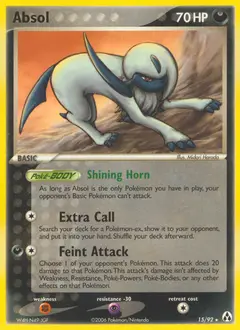 Absol 15 · EX La Leggenda di Mew
