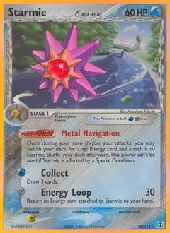 Starmie δ 15 · EX Delta Species