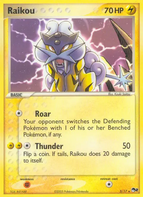 Raikou 3/017 · POP Series 2