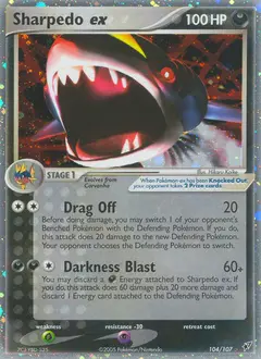Sharpedo ex 104 · Deoxys