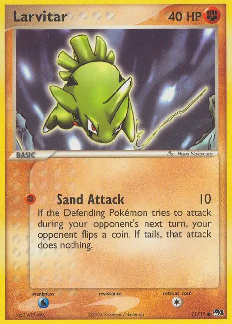 Larvitar 11/017 · POP Serie 1