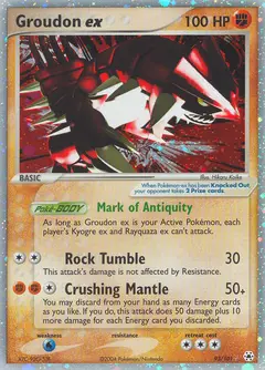 Groudon ex 93 · Hidden Legends
