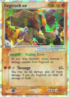 Regirock ex 98 · Hidden Legends