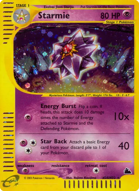 Starmie H28 · Skyridge