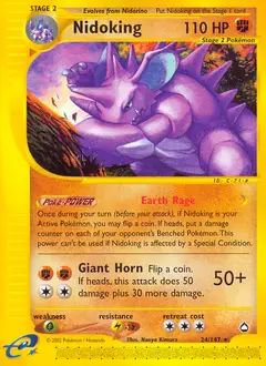 Nidoking 24/147 · Aquapolis