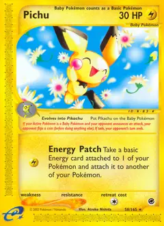 Pichu 58/165 · Expedition