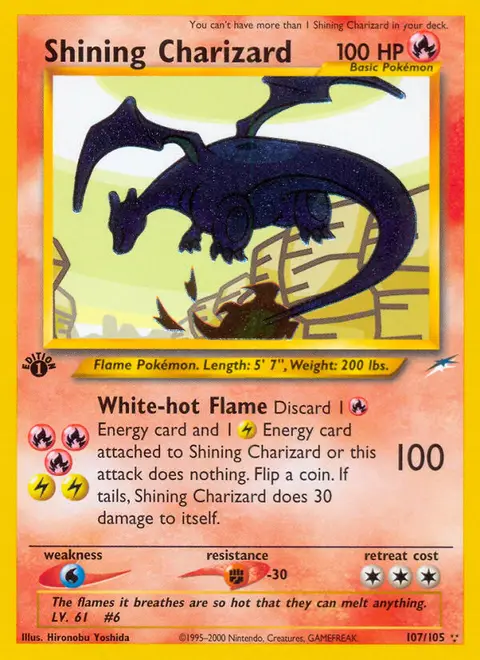 Schimmerndes Glurak 107/105 · Neo Destiny