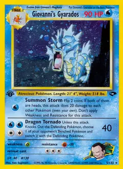 Giovanni's Gyarados 5/132 · Gym Challenge