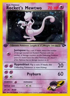 Rocket's Mewtwo 14/132 · Gym Challenge