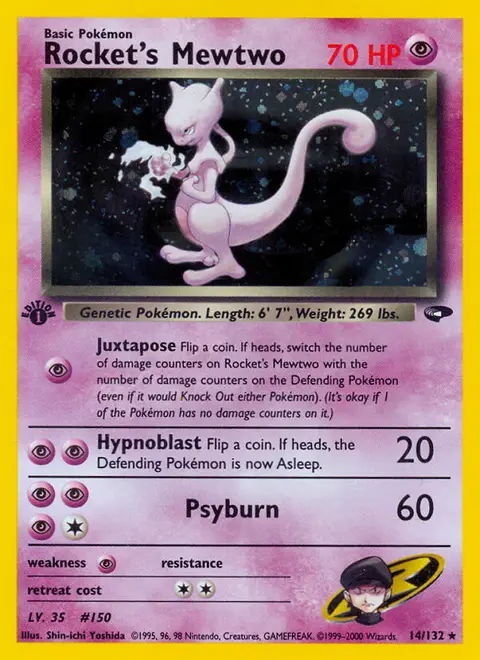 Rocket's Mewtwo 14/132 · Gym Challenge