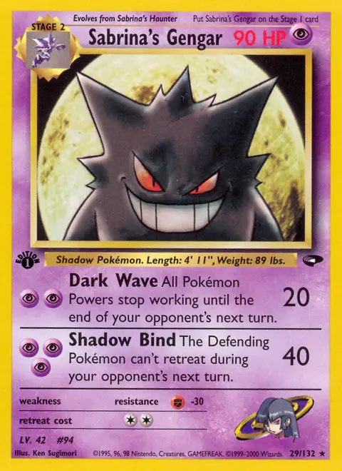 Sabrina's Gengar 29/132 · Gym Challenge