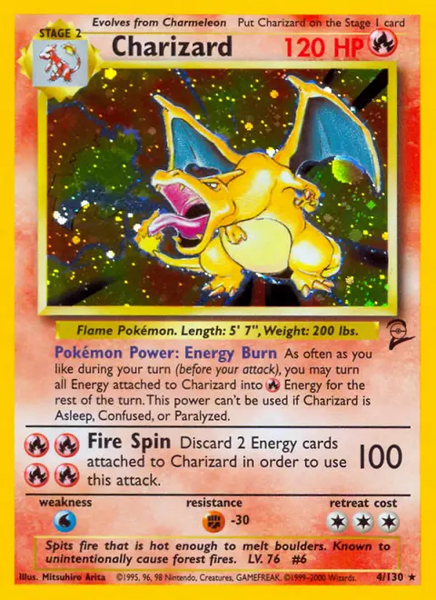 Charizard 4/130 · Base Set 2