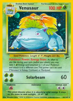 Venusaur 18/130 · Base Set 2