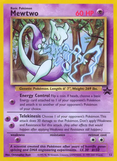 Mewtwo 12/053 · Wizards Black Star Promos