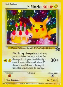 _____'s Pikachu 24/053 · Wizards Black Star Promos