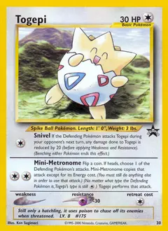 Togepi 30/053 · Wizards Black Star Promos