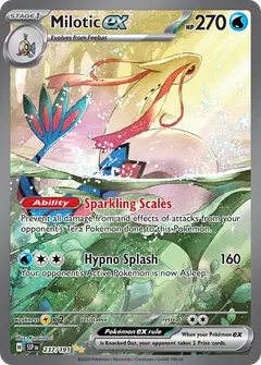 Milotic ex 237/191 · Surging Sparks