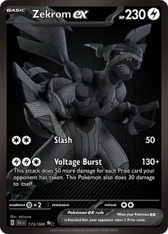 Zekrom ex 172/086 · Black Bolt